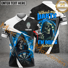 Maxcorners With Out Darts I'm Doing Nothing Mutilcolor Options Personalized Name, Team Name 3D Polo Shirt