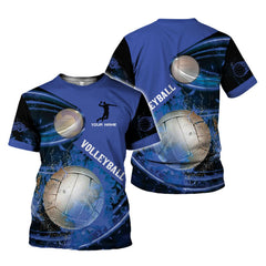 Volleyball Customized Name Unisex Shirt
