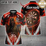 Maxcorners Darts Reaper Dart Master Multicolor Customized Name, Team Name 3D Shirts