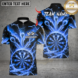 Maxcorners Lightning Dartboard Design ,Custom Team Shirt for Men, Gift for Darts Players