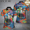 Maxcorners Bowling Graffiti Personalized Name, Team Name 3D Shirt For Women