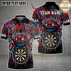 Maxcorners Darts Monster Crab Graffiti Dartboard Multicolor Customized Name, Team Name 3D Shirts