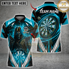 Maxcorners Darts Reaper Dart Master Multicolor Customized Name, Team Name 3D Shirts