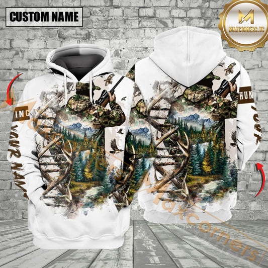 Maxcorners Wild Pigeon Bird All Over Print Shirt Best Gift For Hunter