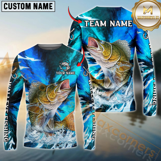 Maxcorners Fishing Sharp Strike Custom Name & Team Name 3D Shirts
