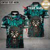 Maxcorners Personalized Name Dart Polo Shirt, Darts Graffiti By The Order Of Peaky B Design ,Custom Team Shirt for Men, Gift for Darts Players