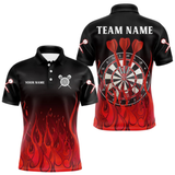 Maxcorners Gray Spider Webs Pattern Custom Aqua Blue Spider Dart Shirt For Men, Dart Jerseys LM105