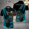 Maxcorners Bowling And Pins Flame Strike Minimalist Black Customized Name, Team Name 3D Shirt (4 Colors)