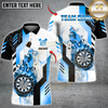Maxcorners Darts Flame Dartboard Multicolor Customized Name, Team Name 3D Shirts