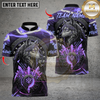 Maxcorners Darts Wolf Viking Symbol Multicolor Customized Name, Team Name 3D Shirts