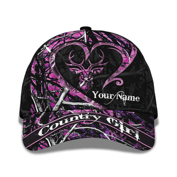 Maxcorners Country Girl Baseball Cap Hunting Camo baseball caps for women LM0402