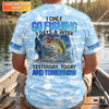 Maxcorners Personalized Camo Fishing Shirt, Go Fishing 3 Days A Week Shirt, Fishing UPF Shirts, Funny Fisherman Gift
