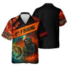 Maxcorners Reaper Fishing Mens SFP Shirt, Fisherman Halloween Costume, Fisherman Gift, Fishing Shirts For Men