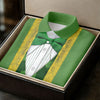 Maxcorners St Patrick's Day Leprechaun Costume Print Golf Tops For Men, Polo Shirts For Men, Golf Shirts For Men