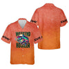 Maxcorners Weekend Hooker Orange Fishing Shirt, Fishing UPF Shirts, Hooded Sun Shirt, Gift For Fisherman