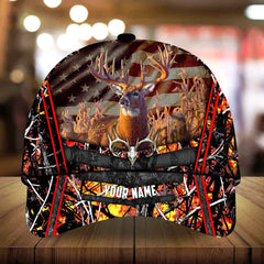 Maxcorners Epic Chuilux Fashion Deer Hunting 3D Multicolor Personalized Cap