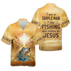 Maxcorners I Like Fishing And Believe In Jesus, Fishing UPF Shirts, Fisherman Gift, Fishing Shirts For Men