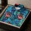 Maxcorners Bigfoot Flamingo Float Tropical Golf Polo Shirt, Golf Shirts For Women, Ladies Golf Tops LM1507