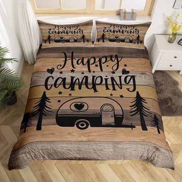 Maxcorners Happy Camping 3D Bedding Set