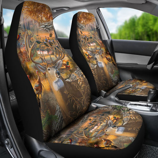 Maxcorners Hunter Life Hunting Car Seat Covers