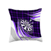 Maxcorners Darts Classic Plaid Target Multicolor Customized Name 3D Pillow
