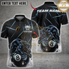 Maxcorners Billiard Black Panther Power 8 Ball Multicolor Customized Name, Team Name 3D Shirt