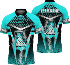 Maxcorners Smoke Cornhole Custom Name Flame Cornhole Pattern 3D Shirt For Team