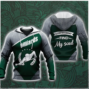 Maxcorners Billiard On My Mind 3D All Over Printed Clothes