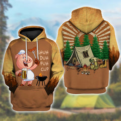 Maxcorners Camping 3D All Over Printed Shirt VTHD83