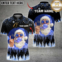 Maxcorners Darts Santa Bubblegum Multicolor Customized Name, Team Name 3D Shirt