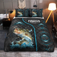 Maxcorners Carbon Pattern Fishing Bedding Set
