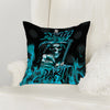 Maxcorners Darts Till Death Grim Reaper Flame Multicolor Customized Name 3D Pillow