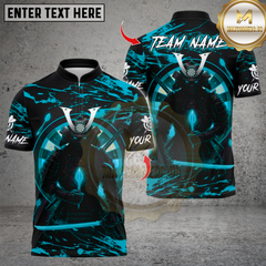 Maxcorners Darts Samurai Multicolor Customized Name, Team Name 3D Shirts