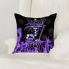 Maxcorners Darts Till Death Grim Reaper Flame Multicolor Customized Name 3D Pillow