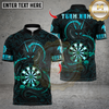 Maxcorners Darts Dragon Asian With Dartboard Multicolor Customized Name, Team Name 3D Shirts