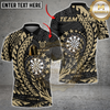 Maxcorners Darts Tribal Multicolor Customized Name, Team Name 3D Shirts