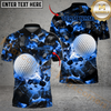 Maxcorners Golf Swing And Destroy Design Personalized Name, Team Name 3D Shirt (4 Colors)