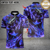 Maxcorners Darts Flame Wolf Dartboard Multicolor Customized Name Team Name 3D Shirts 9