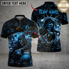 Maxcorners Bowling & Pins Thunder Reaper On The Lane Customized Name, Team Name 3D Shirt (6 Colors)