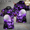 Maxcorners Golf Swing And Destroy Design Personalized Name, Team Name 3D Shirt (4 Colors)