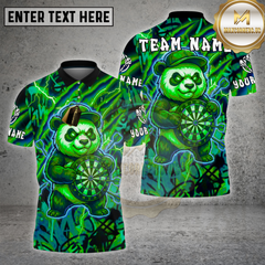 Maxcorners Darts Shirts Panda Lightning Design Multi Options Personalized Name, Team Name 3D Shirt