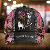 Maxcorners American Flag Bow Deer Hunting Pattern 3D Multicolor Personalized Cap