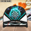 Maxcorners Darts Fire Thunder Multicolor Option Personalized Name 3D Cap