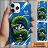 Maxcorners Snake Attack Dartboard Wild Animal Personalized Name 3D Phone Case