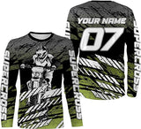 Maxcorners Motocross Supercross Customize Name And Number 3D Shirts