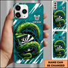 Maxcorners Snake Attack Dartboard Wild Animal Personalized Name 3D Phone Case