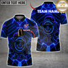 Maxcorners Darts Neon Dartboard Hero Multicolor Customized Name, Team Name 3D Shirts