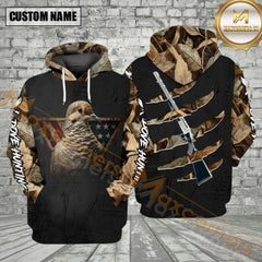 Maxcorners Dove Hunting Camo Shotgun All Over Print Shirt Best Gift For Hunter