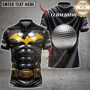 Maxcorners Golf Chrome Golf Ball Personalized Name 3D Unisex Shirt