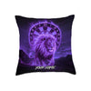 Maxcorners Darts Fire Lion Spirit Multicolor Customized Name 3D Pillow